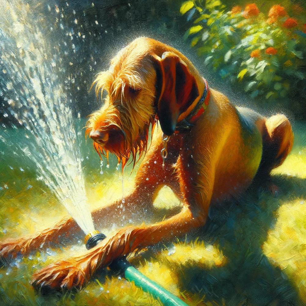 2026 Wire Hair Vizsla Calendar (A3) Spring Cover