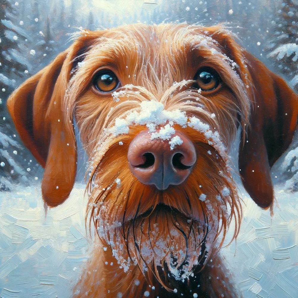 2026 Wire Hair Vizsla Calendar (A3) Spring Cover
