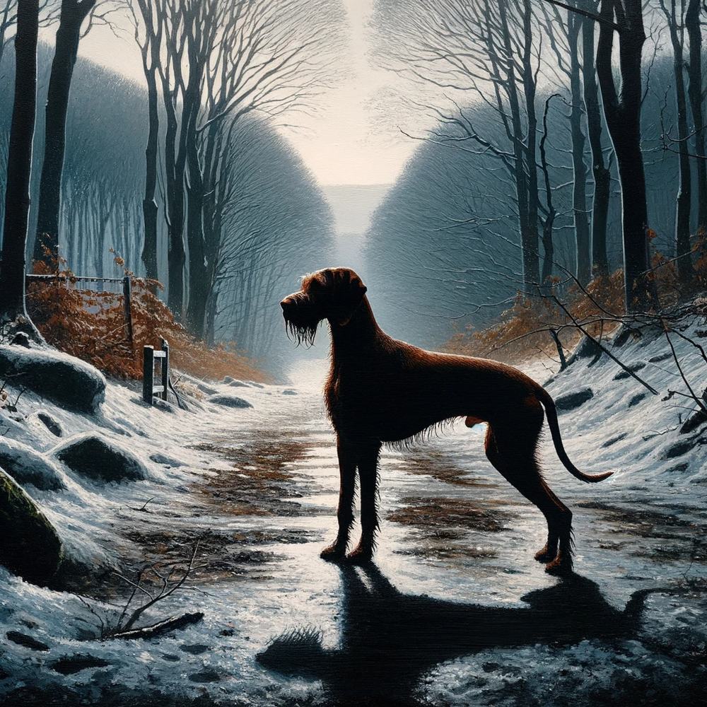 2026 Wire Hair Vizsla Calendar (A3) Spring Cover