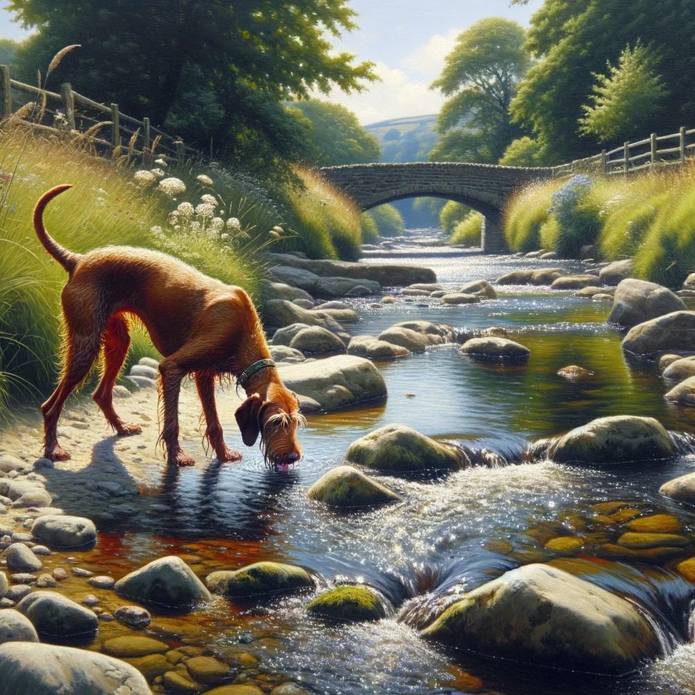 2026 Wire Hair Vizsla Calendar (A3) Spring Cover