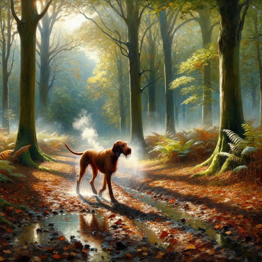 2026 Wire Hair Vizsla Calendar (A3) Spring Cover