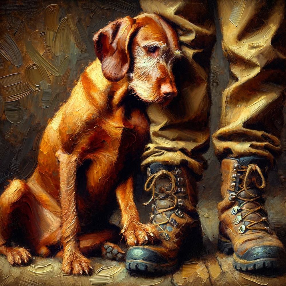 2026 Wire Hair Vizsla Calendar (A3) Spring Cover