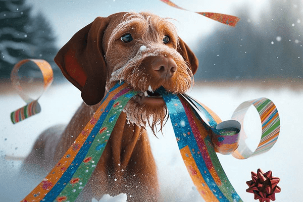 Assorted Wirehair Vizsla Christmas Card Pack - Choose Your Own With Multi Card Discounts!